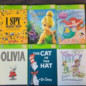 LeapFrog Tag Activity Storybooks- Set of 6 Hardback Books